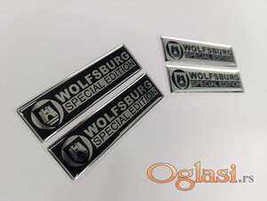 Wolfsburg edition stiker oznaka hrom